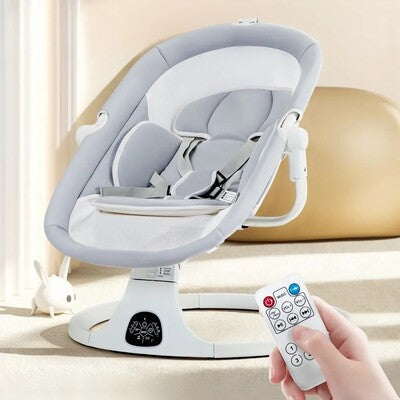 balancelle bebe 2 en 1 electric cradle avec télécommande