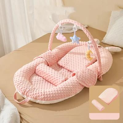 bebe cocon nid douillet rose confortable