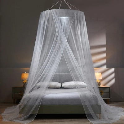 ciel de lit pour bebe cocon protecteur gris