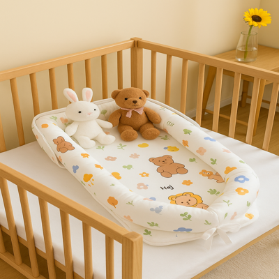 cocon bebe nid naturel confortable dans berceau