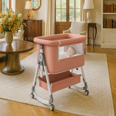 cododo lit rose enfant couché