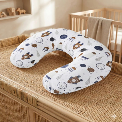 coussin d'allaitement doux vaisseau spatial