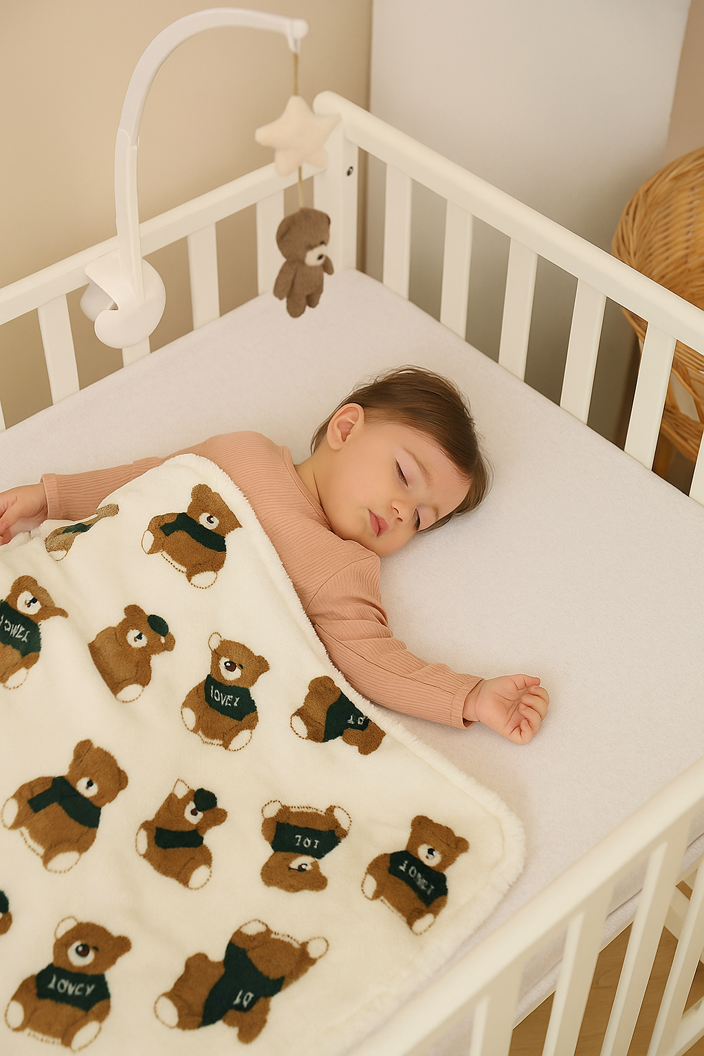 COUVERTURE BÉBÉ | FLANELLE - BABYSTORE - BKAM