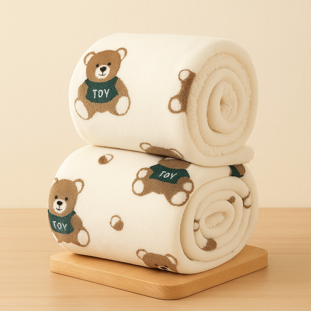 COUVERTURE BÉBÉ | FLANELLE - BABYSTORE - BKAM