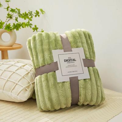 couverture bebe polaire moelleuse herbe verte douce