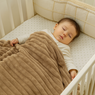 couverture bebe polaire moelleuse kaki couvert bébé dans berceau