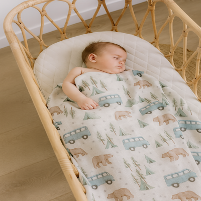 couverture d emmaillotage nid de douceur camionnette couvert bébé endormi dans berceau