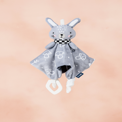 doudou bebe amusant lapin apaisant