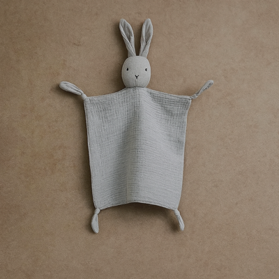doudou bébé jouet de sommeil gris ami des enfants