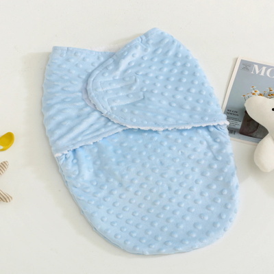 emmaillotage couverture polyester bleu douce