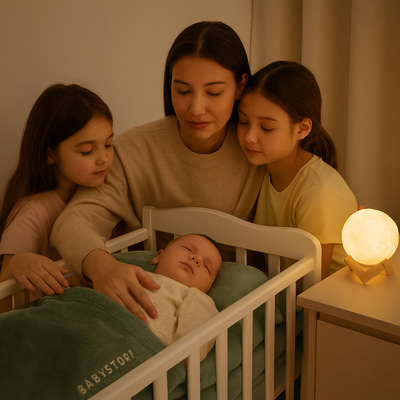 lampeveilleuse bebe atmosphÚre blanc chaud maman berce bébé