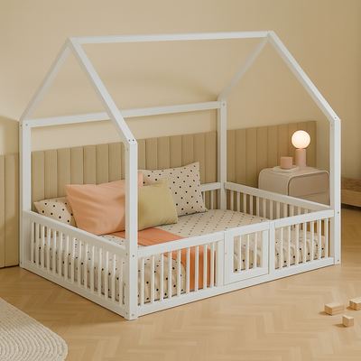 lit au sol bébé cabane attrayant