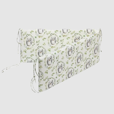 tour de lit bebe confortable hiboux doux