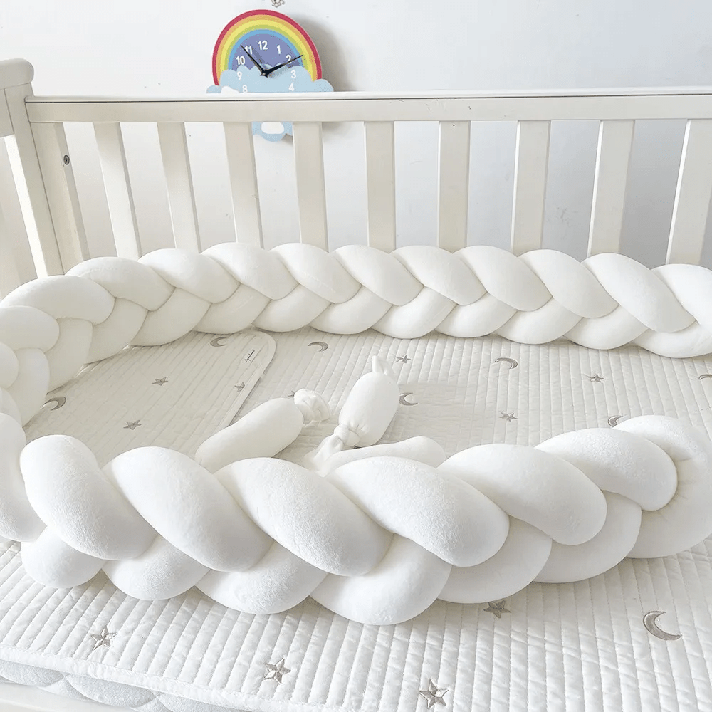 TRESSE DE LIT BÉBÉ | BLANC - BABYSTORE - BKAM