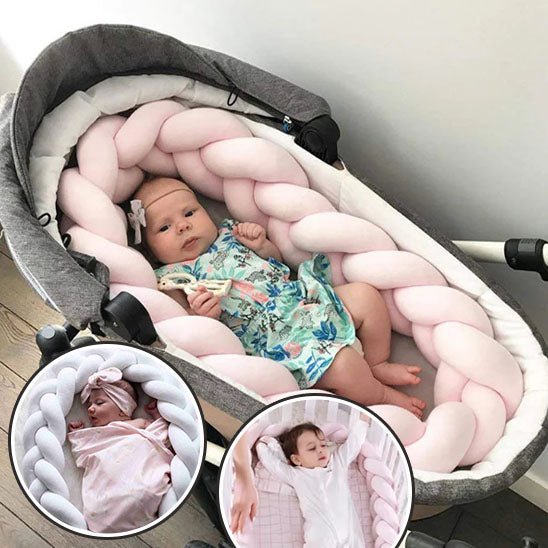 TRESSE DE LIT BÉBÉ | ROSE - BABYSTORE - BKAM