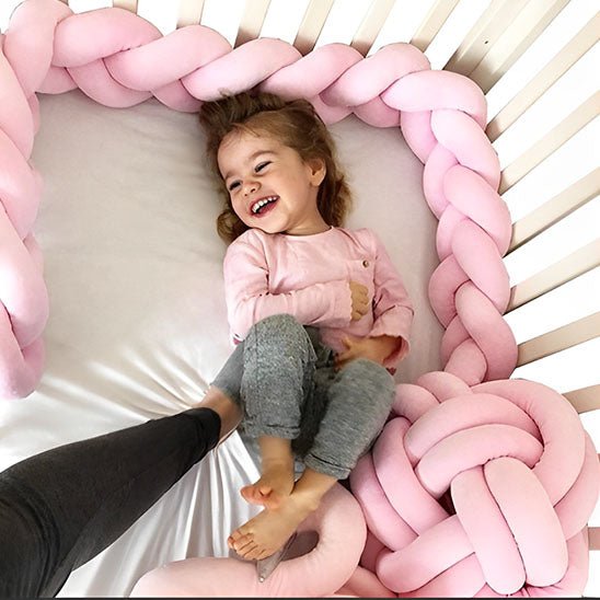 TRESSE DE LIT BÉBÉ | ROSE - BABYSTORE - BKAM