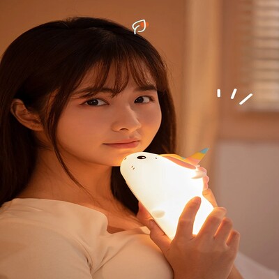 veilleuse licorne multifonction avec maman