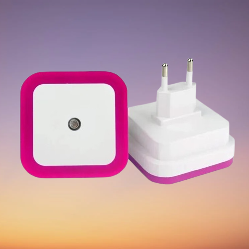 veilleuse murale bebe prise rouge facile d'usage