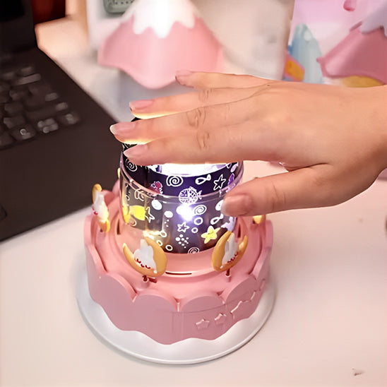 veilleuse projection couronne douce