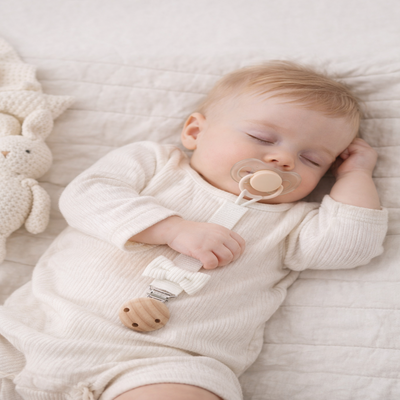 attache tetine bebe accrocheur enfant endormi