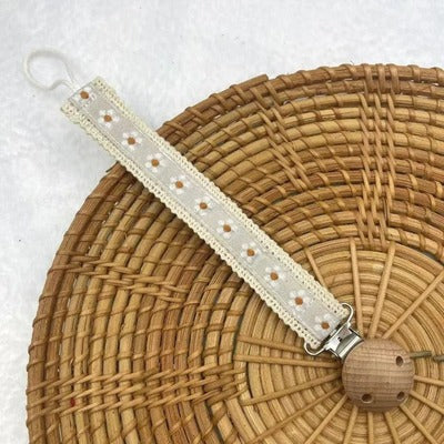 attache tetine pendentif kaki