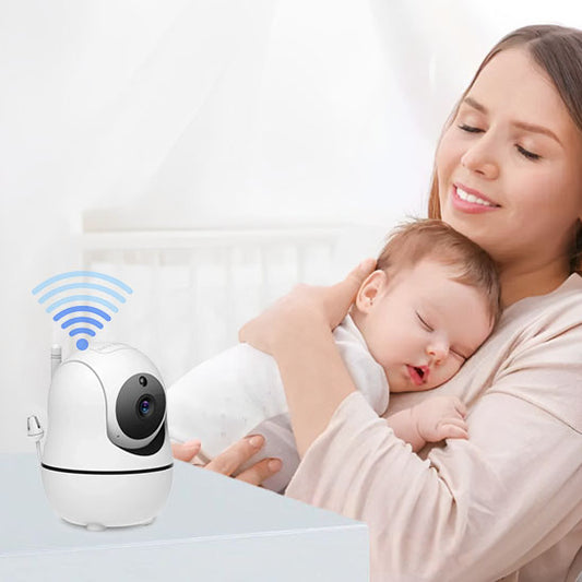 babyphone babymoov deux caméras européen enfant avec maman