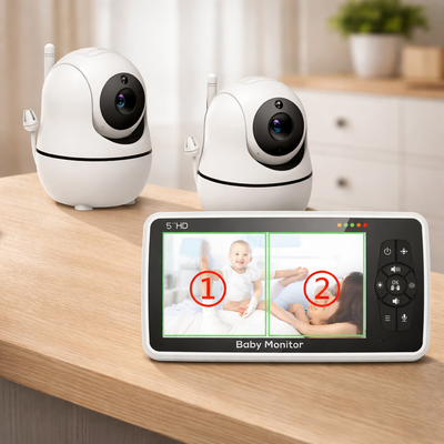 babyphone babymoov deux caméras européen