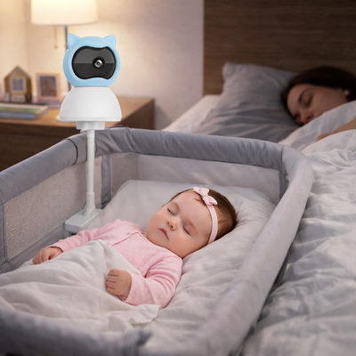 babyphone camera rotation 360  enfant dort