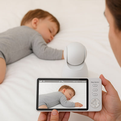 babyphone moniteur bébé dort