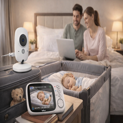 babyphone video sans fil enfant dort