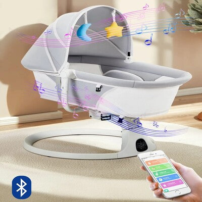 balancelle bebe 2 en 1 electric cradle fonctionnalité