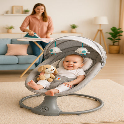 bebe confort transat apaisant gris maman repasse habit