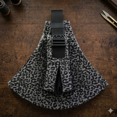 bebe porte en echarpe sécuritaire gris confortable