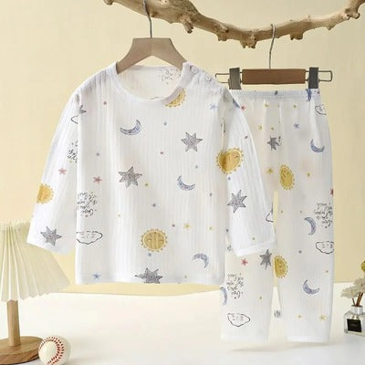bebe pyjamas ensemble soleil lune étoile adorable