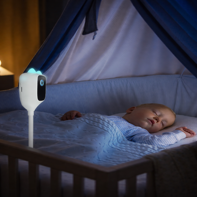 camera bebe rotative européen bébé dort