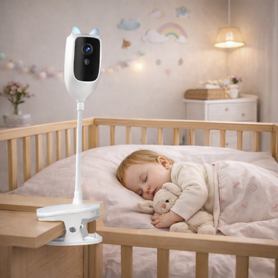 camera bebe rotative européen bébé endormi