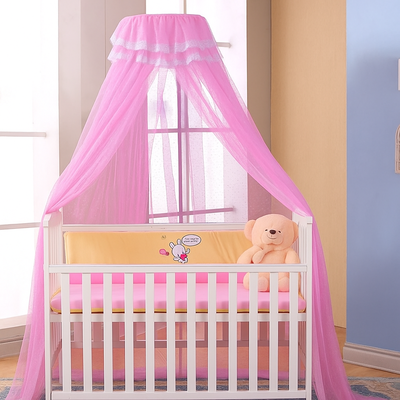 ciel de lit bebe doux rêves rose sans support respirant