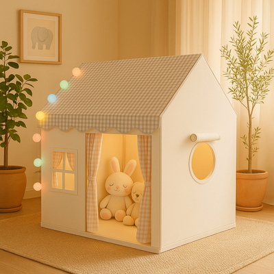 ciel de lit cabane refuge tendre kaki dans chambre