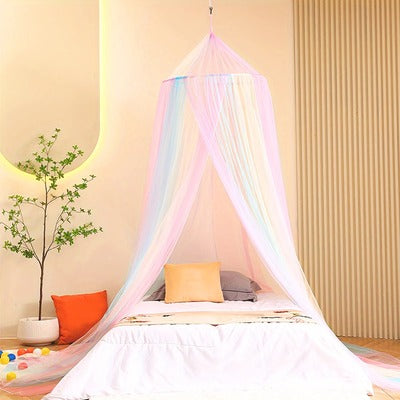 ciel de lit fille royaume enchanté couvert lit