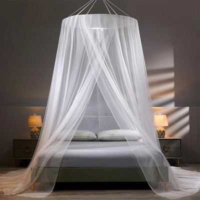 ciel de lit pour bebe cocon protecteur blanc