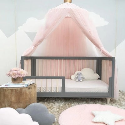 ciel de lit pour fille respirant rose adorable