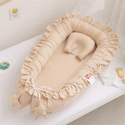 cocon pour bebe jolinid café au lait pliable