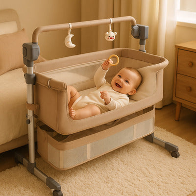 cododo lit beige bebe amusant