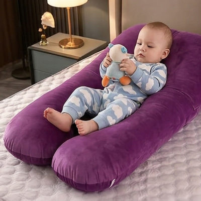 coussin d'allaitement grossesse multifonction enfant couché