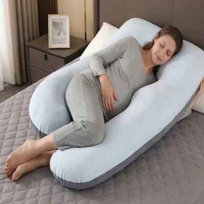 coussin d'allaitement grossesse multifonction maman couché