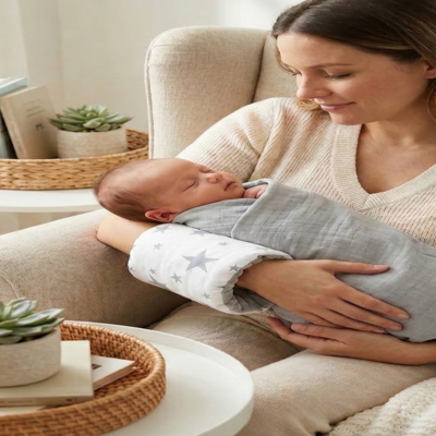 coussin d'allaitement léger maman berce enfant