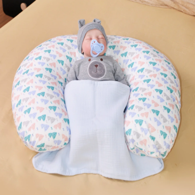 coussin d allaitement relaxant enfant dort
