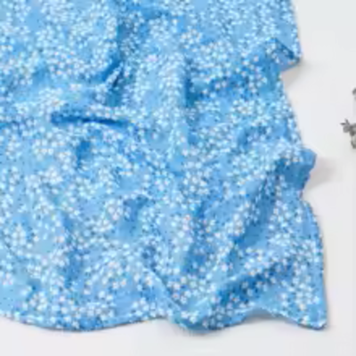 couverture bébé emmaillotage bleu