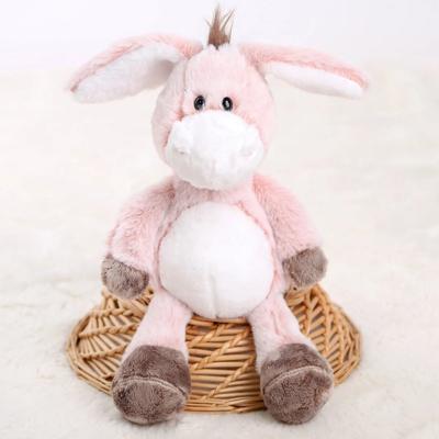 doudou bébé âne rose ami des enfants