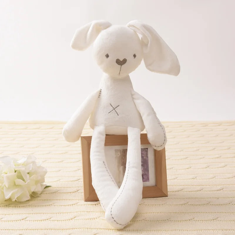 doudou bébé fille pompon lapin blanc admirable